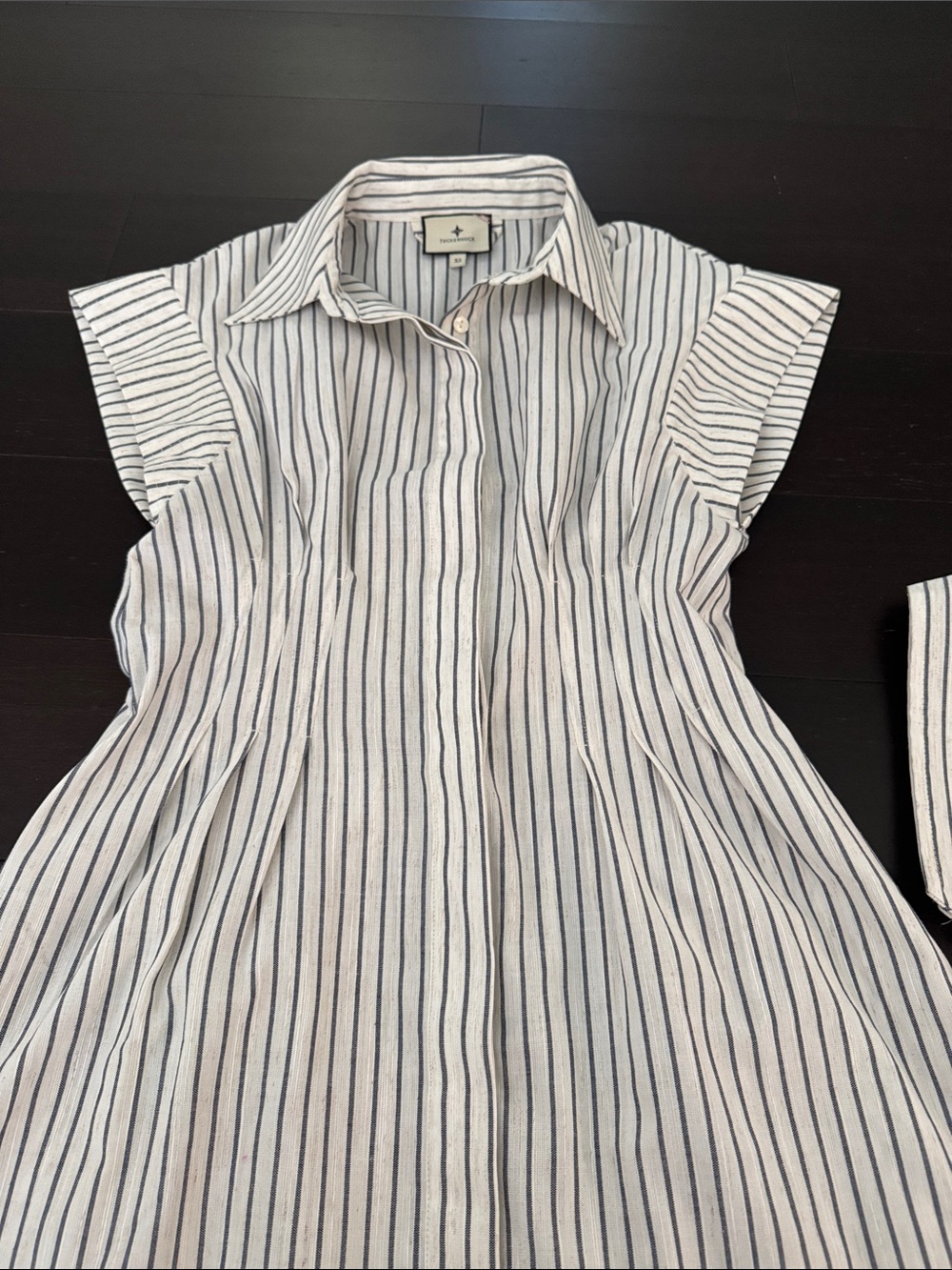 Tuckernuck Callie Linen Dress with Belt - Picture 2 of 3